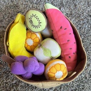 IKEA Fabric Fruit and Basket